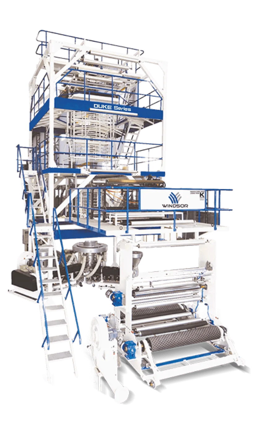 Windsor three-layer co-extrusion blown film line